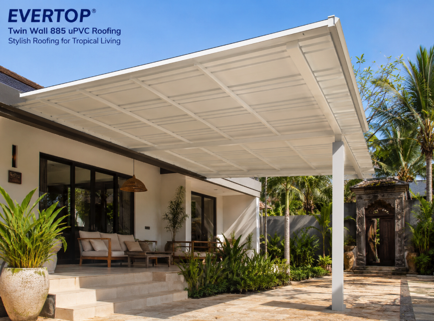 uPVC Twin Wall EVERTOP 885: Solusi Atap Modern yang Kuat dan Nyaman