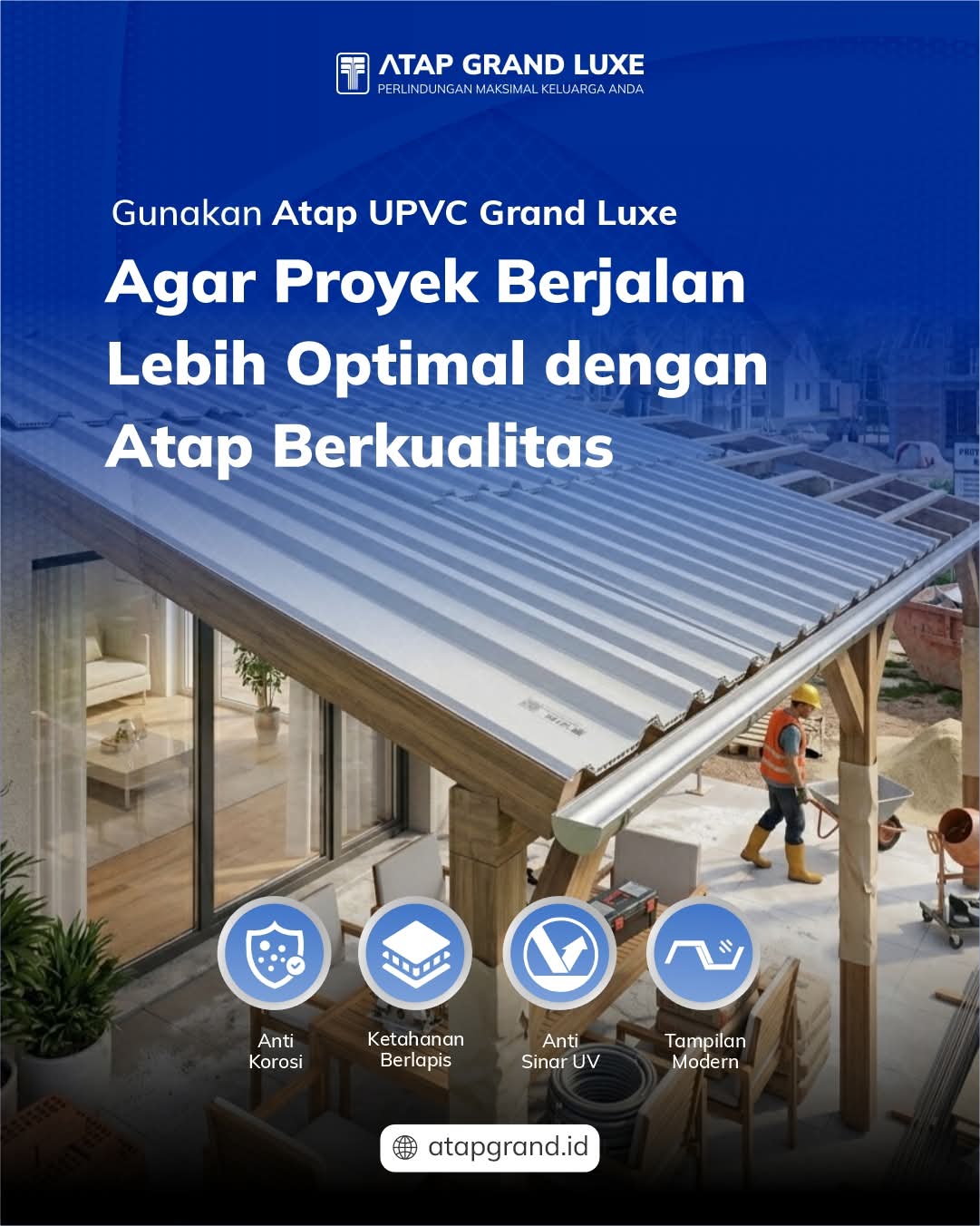 uPVC Twin Wall Grand Luxe - Bergaransi