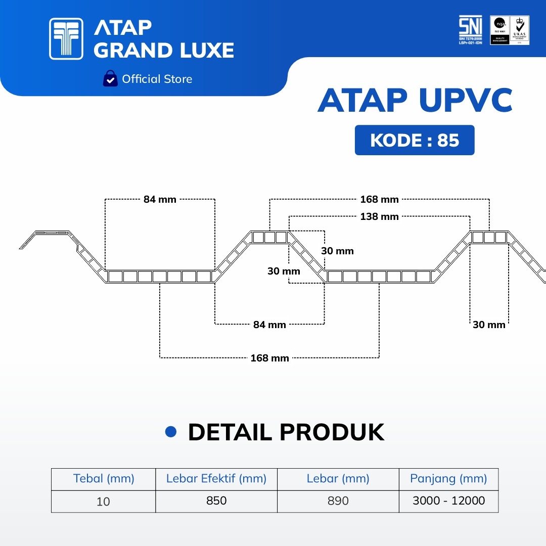 uPVC Twin Wall Grand Luxe - Bergaransi foto 3