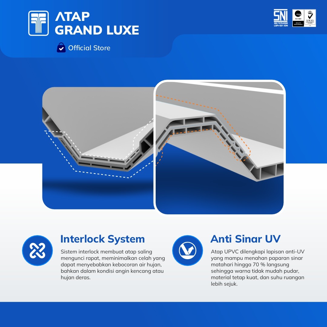 uPVC Twin Wall Grand Luxe - Bergaransi foto 5